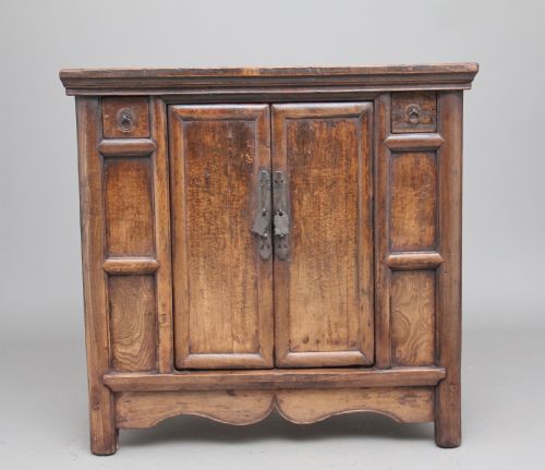 19th Century Chinese Elm Rustic Dresser