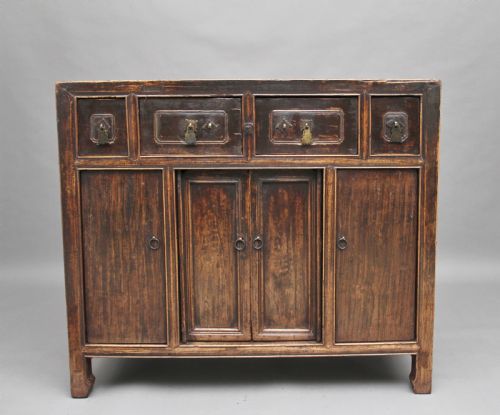 19th Century Chinese Elm Dresser