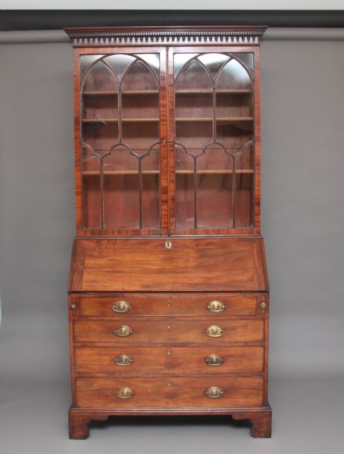 18th Century Mahogany Bureau Bookcase