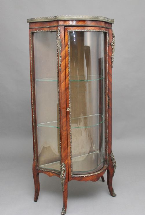 19th Century Kingwood Display Cabinet