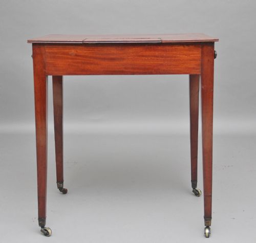 EARLY 19TH CENTURY MAHOGANY WRITING TABLE - ADDITIONAL PHOTO 6
