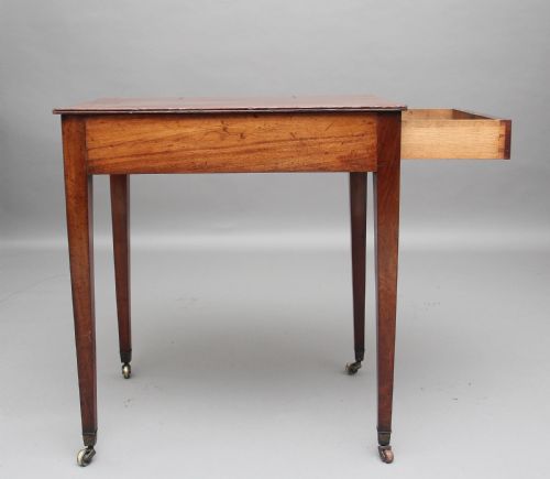 EARLY 19TH CENTURY MAHOGANY WRITING TABLE - ADDITIONAL PHOTO 8