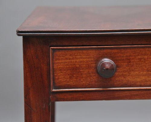 EARLY 19TH CENTURY MAHOGANY WRITING TABLE - ADDITIONAL PHOTO 9
