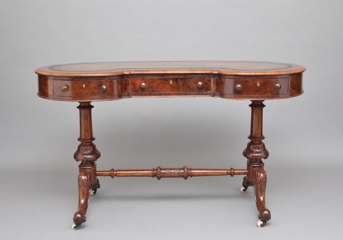 19th Century Burr Walnut Writing Table