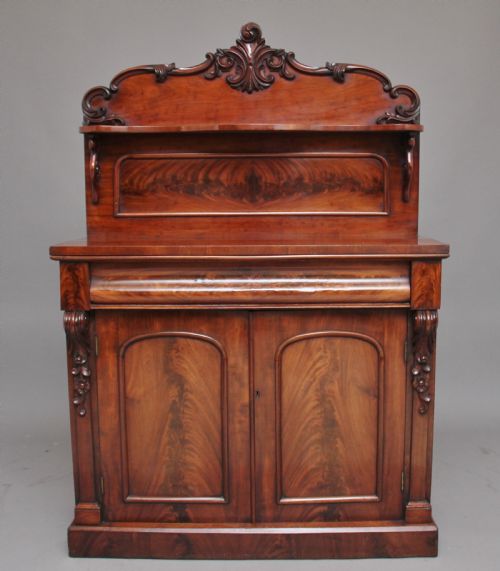 19th Century Flame Mahogany Chiffonier
