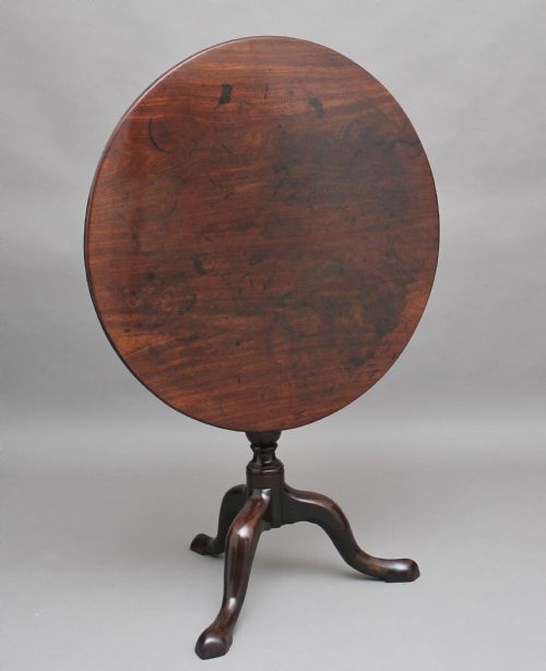 18th Century Mahogany Tripod Table