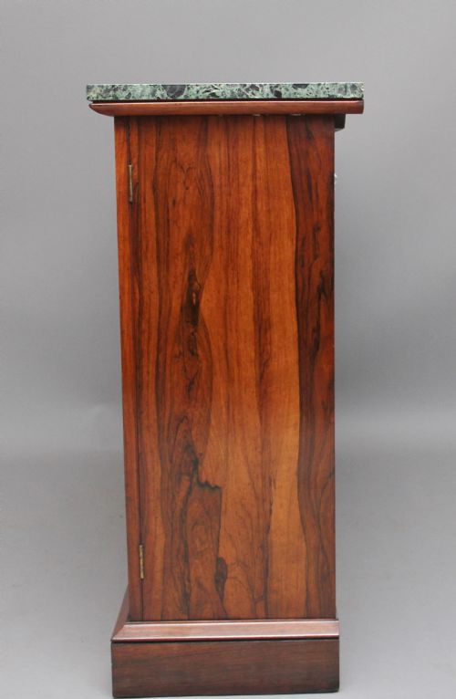 EARLY 19TH CENTURY ROSEWOOD BREAKFRONT CABINET - ADDITIONAL PHOTO 6