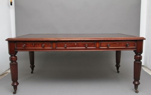 Early 19th Century Mahogany Partners Desk