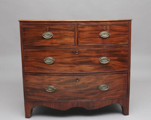 Early 19th Century Mahogany Bowfront Chest