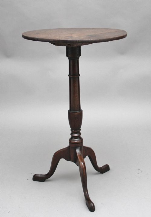 18th Century Oak Tripod Table