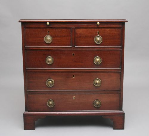 18th Century Mahogany Chest with Slide