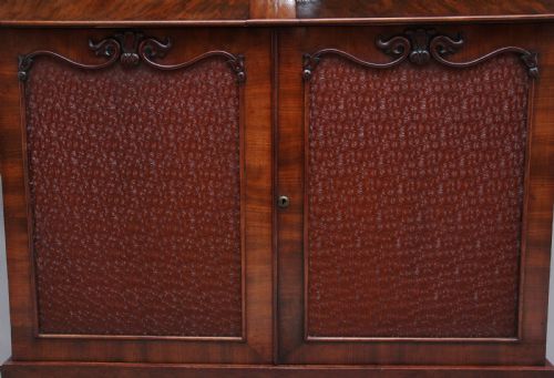 19TH CENTURY FLAME MAHOGANY CHIFFONIER - ADDITIONAL PHOTO 4