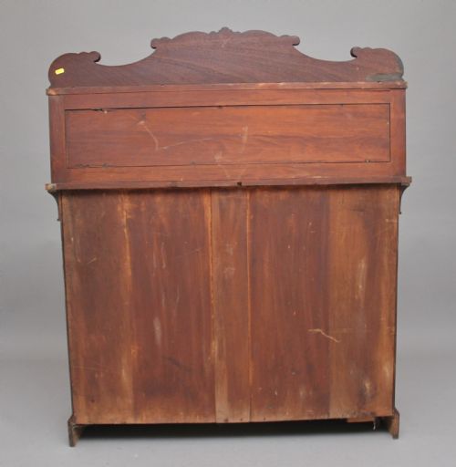 19TH CENTURY FLAME MAHOGANY CHIFFONIER - ADDITIONAL PHOTO 8