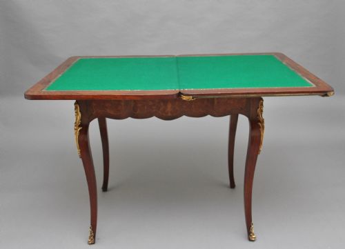 19TH CENTURY KINGWOOD CARD TABLE - ADDITIONAL PHOTO 5