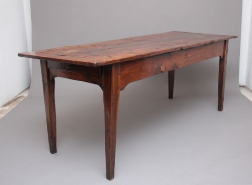 Early 19th Century Fruitwood Farmhouse Table