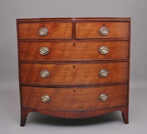 Early 19th Century Mahogany Bowfront Chest