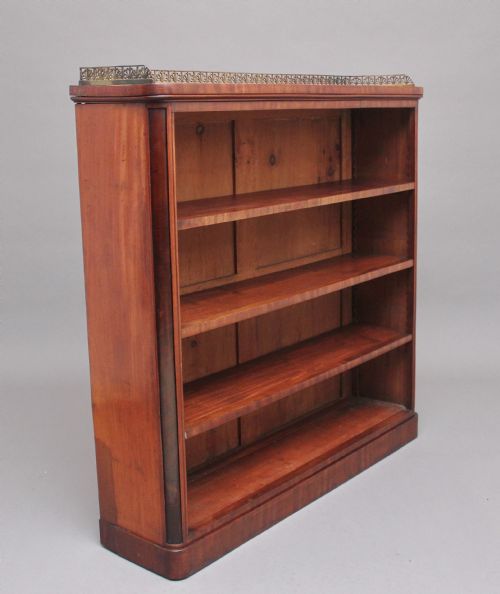 Early 19th Century Mahogany Open Bookcase