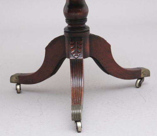 EARLY 19TH CENTURY MAHOGANY TEAPOY - ADDITIONAL PHOTO 9