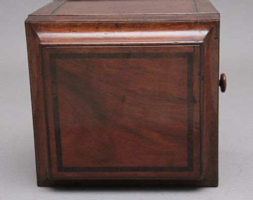 EARLY 19TH CENTURY MAHOGANY TEAPOY - ADDITIONAL PHOTO 10