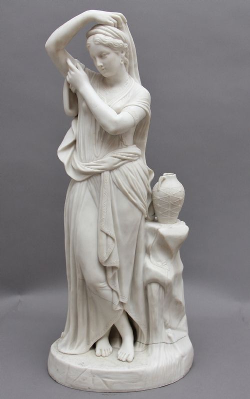 19th Century Parian Figure of a Greek Lady