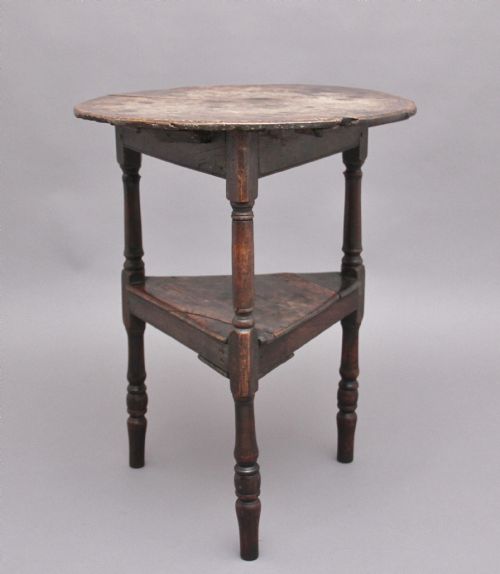17th Century Oak Cricket Table