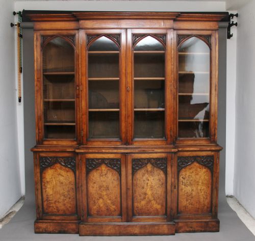 Early 19th Century Pollard Oak Bookcase