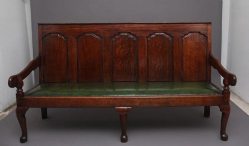 18th Century Oak Settle