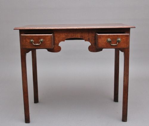 EARLY 19TH CENTURY OAK LOWBOY - ADDITIONAL PHOTO 1