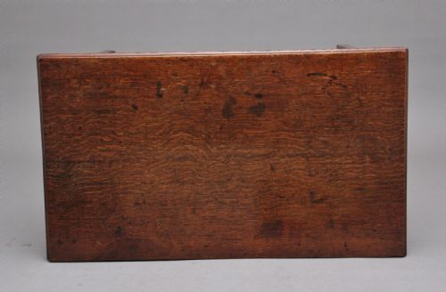 EARLY 19TH CENTURY OAK LOWBOY - ADDITIONAL PHOTO 8