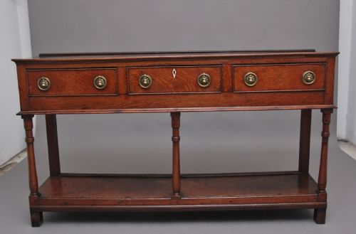 Early 19th Century Oak Potboard Dresser