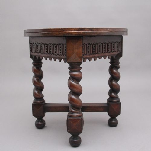 18th Century Oak Credence Table
