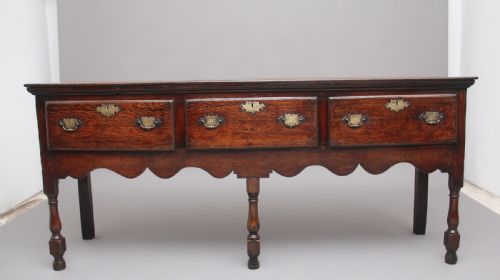 Mid 18th Century Antique Oak Dresser