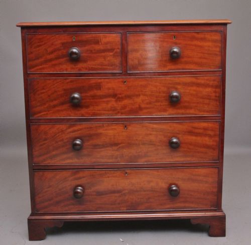 19th Century Antique Mahogany Chest of Drawers