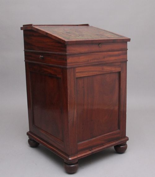 Early 19th Century Mahogany Davenport by Gillows of Lancaster