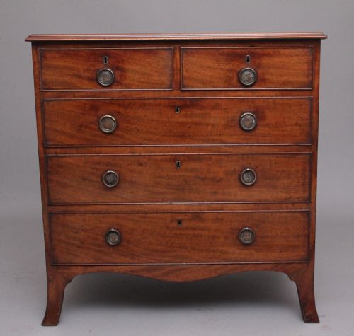 Early 19th Century Antique Mahogany Chest of Drawers