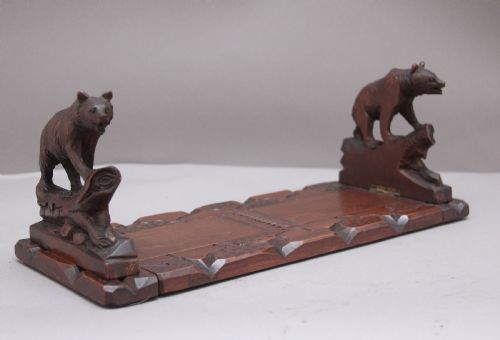 19th Century Black Forest Extending Book Rack