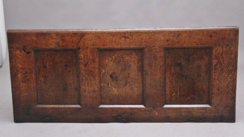 17TH CENTURY ANTIQUE CARVED OAK COFFER - ADDITIONAL PHOTO 8