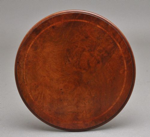 19TH CENTURY WALNUT WINE OCCASIONAL TABLE STAMPED HOLLAND SON - ADDITIONAL PHOTO 2