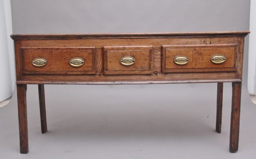 Early 19th Century Antique Oak Dresser
