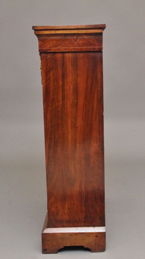 19TH CENTURY WALNUT AND MARQUETRY PIER CABINET - ADDITIONAL PHOTO 5