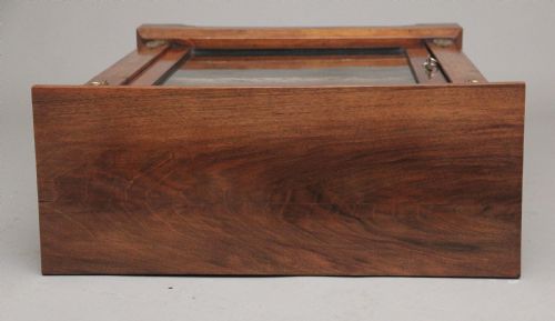 19TH CENTURY WALNUT AND MARQUETRY PIER CABINET - ADDITIONAL PHOTO 6