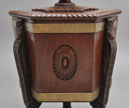 EARLY 20TH CENTURY MAHOGANY WINE COOLER IN THE REGENCY STYLE - ADDITIONAL PHOTO 11