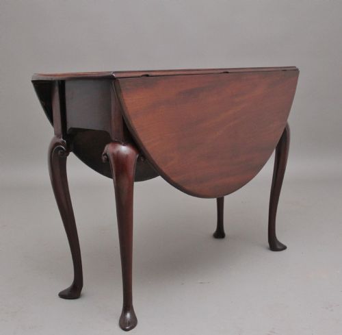 18th Century Mahogany Drop Leaf Table from the Georgian Period