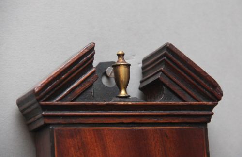 19TH CENTURY INLAID MAHOGANY BANJO BAROMETER BY L CASATELLI OF LIVERPOOL - ADDITIONAL PHOTO 4
