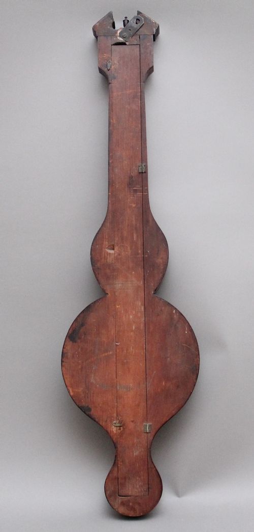 19TH CENTURY INLAID MAHOGANY BANJO BAROMETER BY L CASATELLI OF LIVERPOOL - ADDITIONAL PHOTO 7