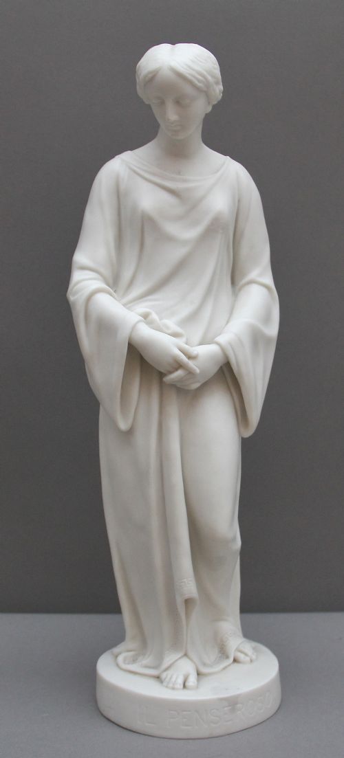 19th Century Parian Figure Il Penseroso
