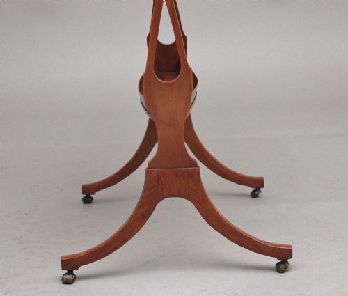 19TH CENTURY SHERATON REVIVAL SATINWOOD SERVING TABLE - ADDITIONAL PHOTO 11