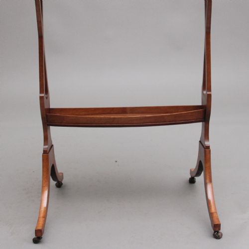 19TH CENTURY SHERATON REVIVAL SATINWOOD SERVING TABLE - ADDITIONAL PHOTO 12