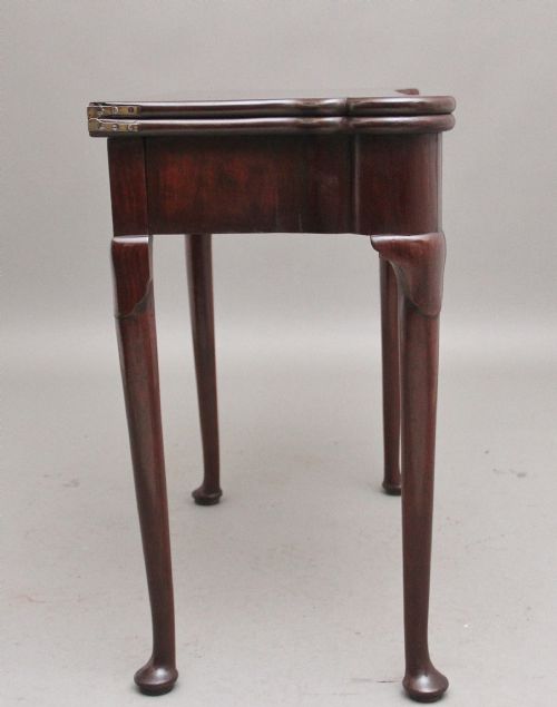 A LOVELY QUALITY MID 18TH CENTURY MAHOGANY CARD TABLE - ADDITIONAL PHOTO 5