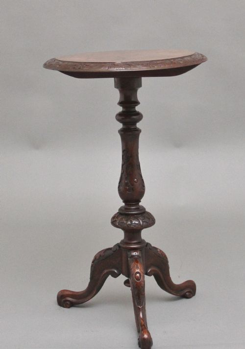 19TH CENTURY WALNUT OCCASIONAL TABLE - ADDITIONAL PHOTO 1